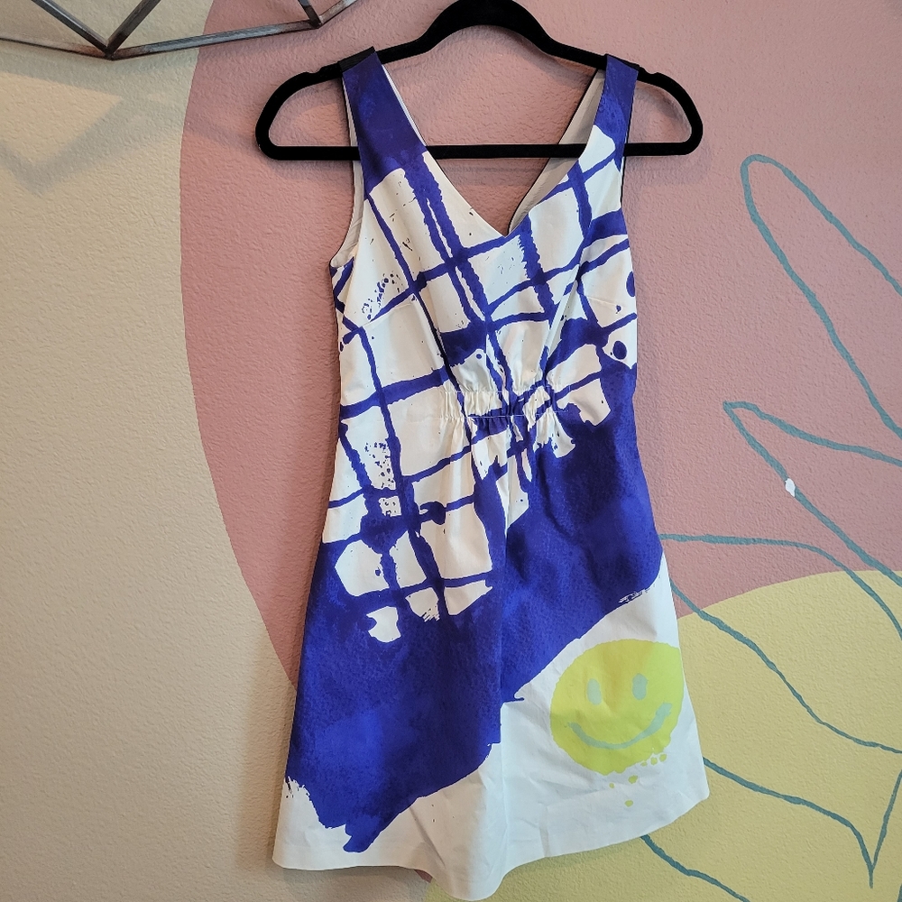 Moschino Cheap and Chic Smiley Abstract Dress 6